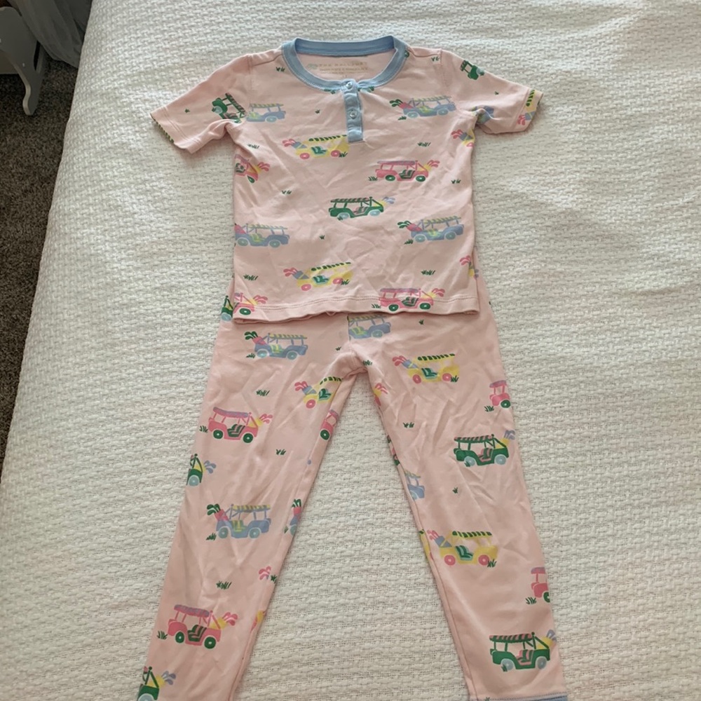 Fore! Girls pima cotton TBBC pajamas in gently used condition